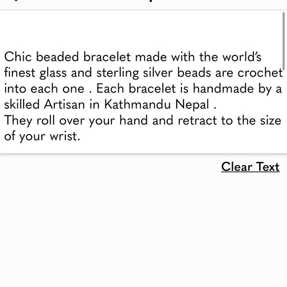 Handmade Sashka Diamond Sparkle Beaded Bracelet - Picture 2 of 11